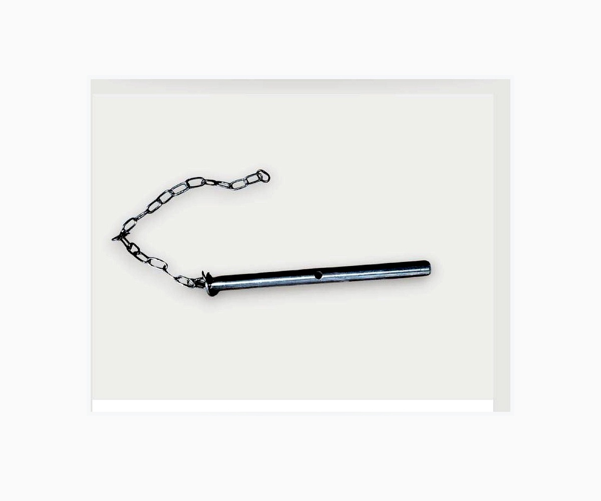 Locking Pin with Chain - Stainless Steel - UG Enterprises